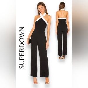 Revolve One piece halter jumper